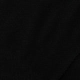 Viscose Polyester Stretch Chunky Knit Fabric, 189 gsm, 165 cm — Black