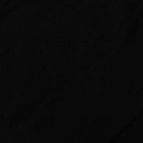 Polyester Viscose Stretch Chunky Knit Fabric, 173 gsm, 155 cm — Black