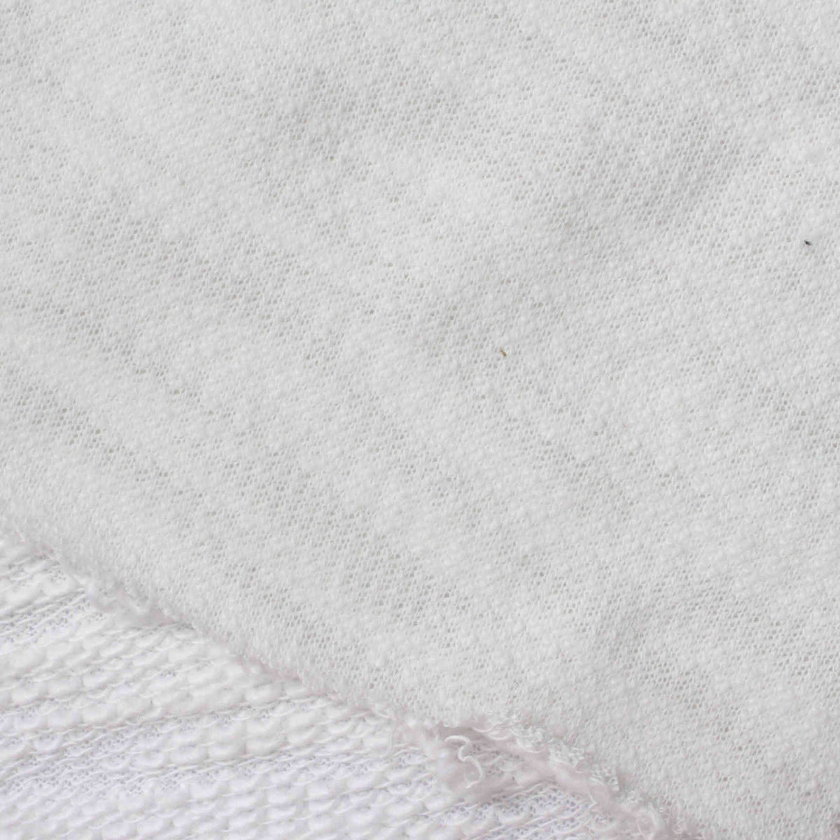 Chunky Knit Fabric, 340 gsm, 165 cm — White
