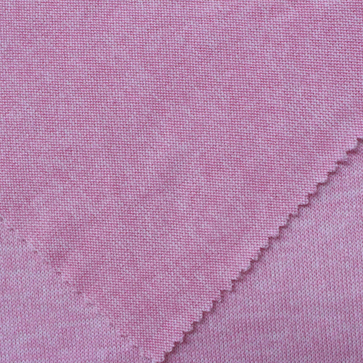 Pink Marl Chunky Knit, 208 gsm