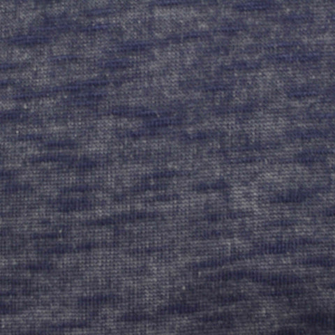 Blue Heathered-Marl Chunky Knit, 130 gsm