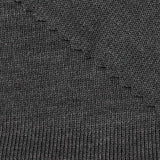 Chunky Knit Fabric, 302 gsm, 135 cm — Grey — texture