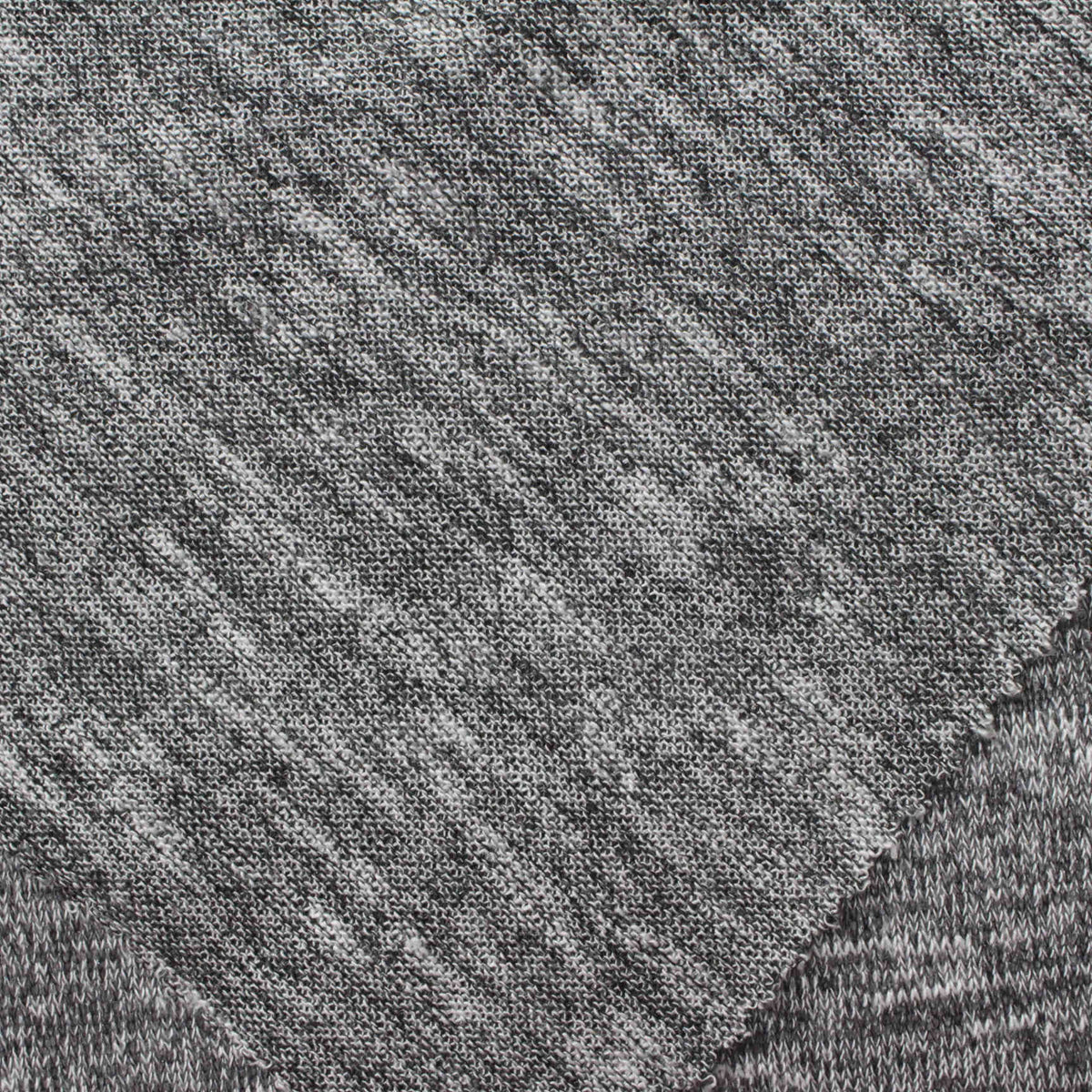Heather Grey Marl Chunky Knit, 180 gsm