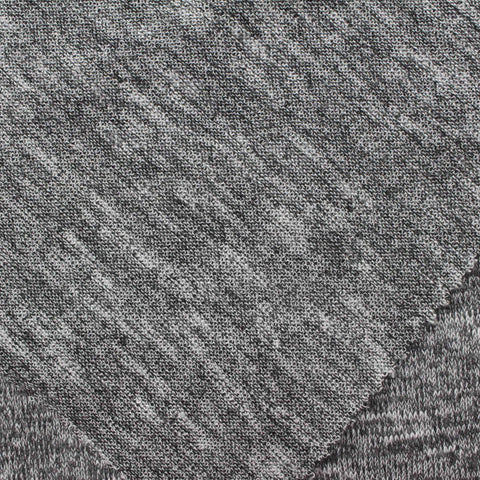 Heather Grey Marl Chunky Knit, 180 gsm