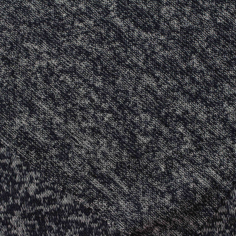 Dark Blue Marl Chunky Knit, 200 gsm