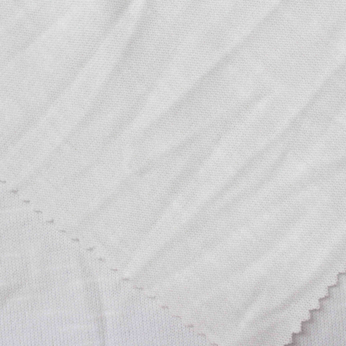 Polyester Viscose Stretch Chunky Knit Fabric, 231 gsm, 155 cm — White