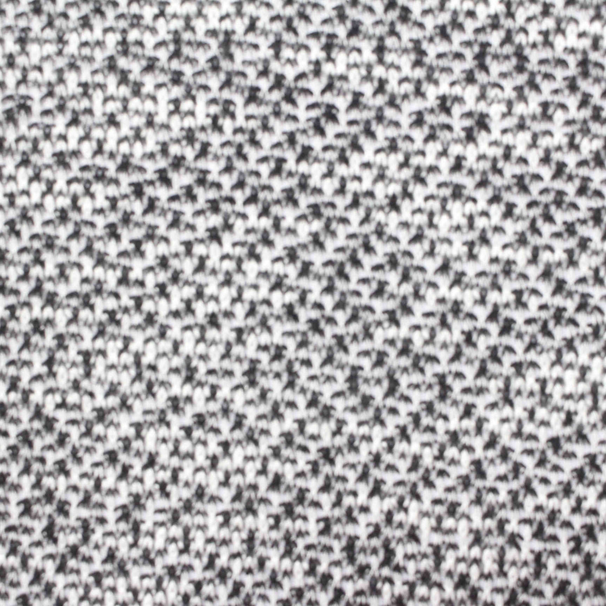 Black Marl Chunky Knit, Poly-Viscose, 168 gsm