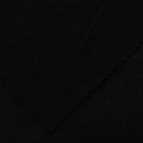 Chunky Knit Fabric, 204 gsm, 155 cm — Black