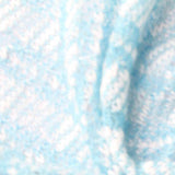 Light Blue Geometric Chunky Knit — texture