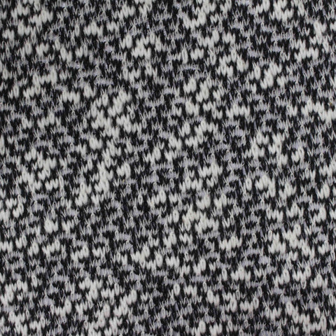 Black Marl Chunky Knit, 150 gsm