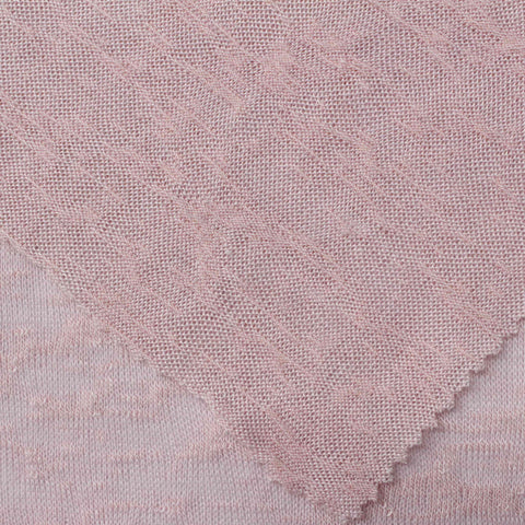 Jacquard Chunky Knit Fabric, 152 gsm, 145 cm — Pink
