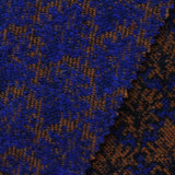 Blue Houndstooth Woven, Polyester