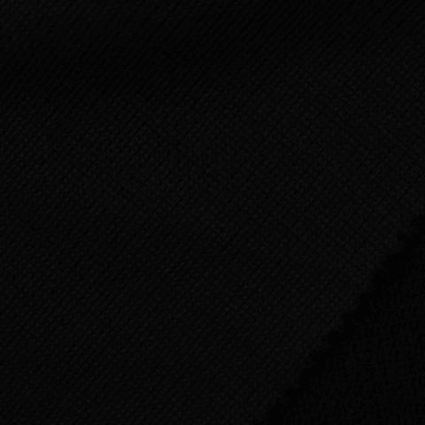 Chunky Knit Fabric, 370 gsm, 155 cm — Black