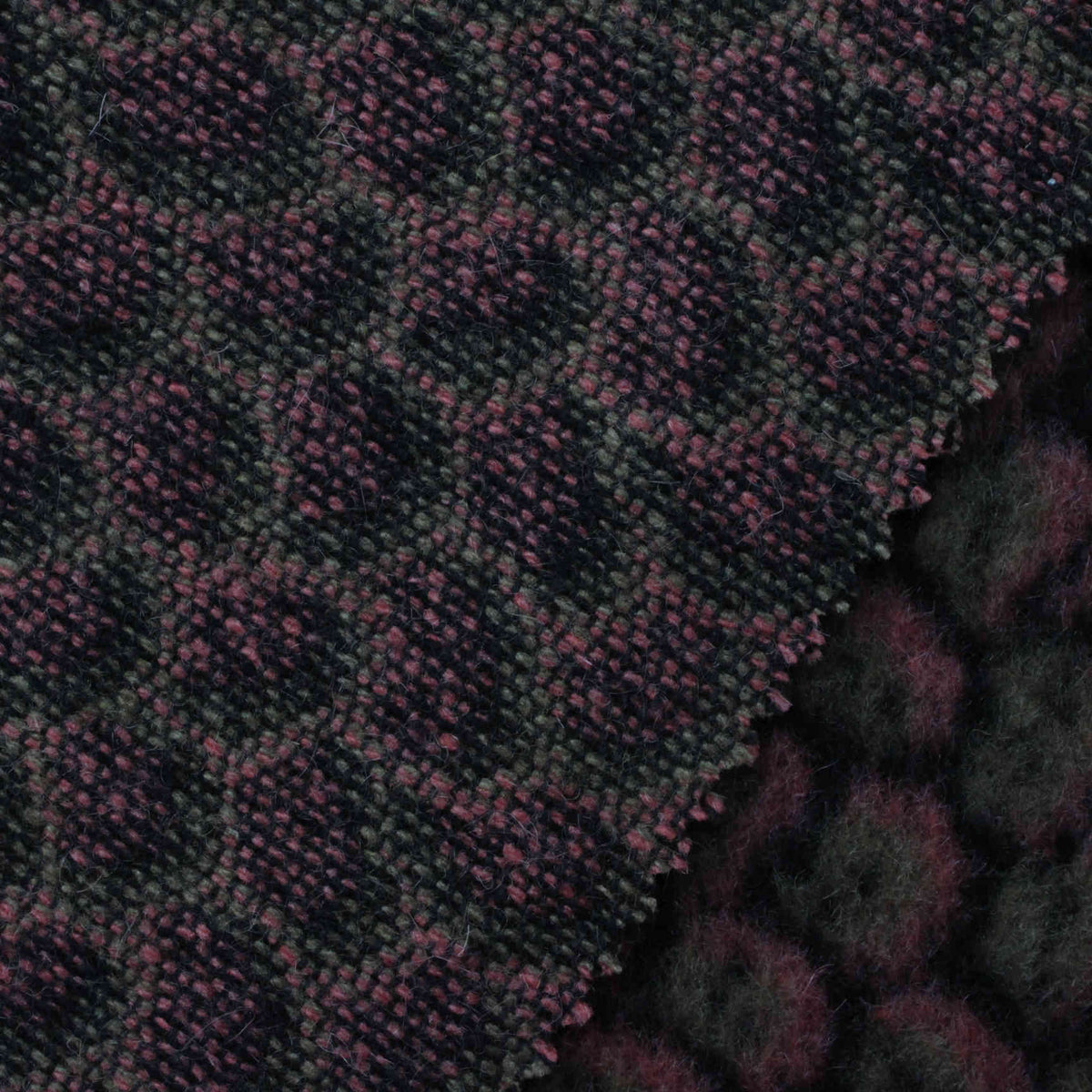 Green Check Woven, Polyester