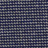 Jacquard Chunky Knit Fabric, 400 gsm, 155 cm — Navy — texture