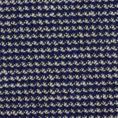 Jacquard Chunky Knit Fabric, 400 gsm, 155 cm — Navy