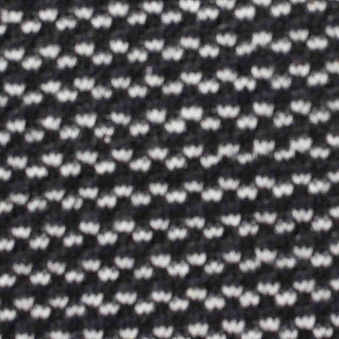 Jacquard Chunky Knit Fabric, 400 gsm, 160 cm — Black