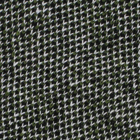 Green Geometric Chunky Knit, Polyester