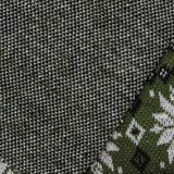 Green Geometric Chunky Knit, Polyester