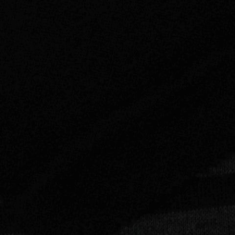Polyester Cotton Chunky Knit Fabric, 350 gsm, 145 cm — Black, ref EF-224560