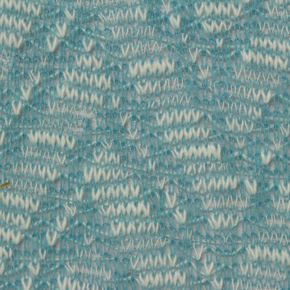 Light Blue Marl Chunky Knit, Polyester, 129 gsm