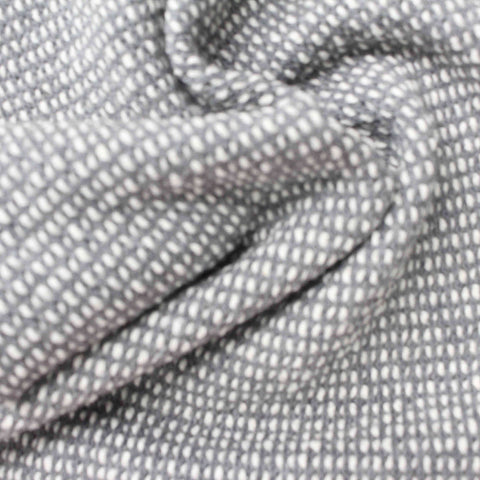 Grey Dot Chunky Knit, Cotton-Poly