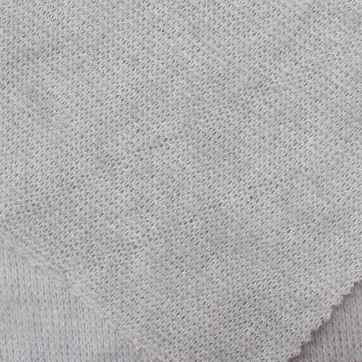 Acrylic Polyester Chunky Knit Fabric, 190 gsm, 170 cm — Grey