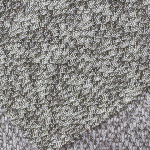 Grey Textured Chunky Knit, Viscose-Poly, 174 gsm