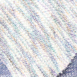 Multi Diagonal-Stripe Chunky Knit, Cotton