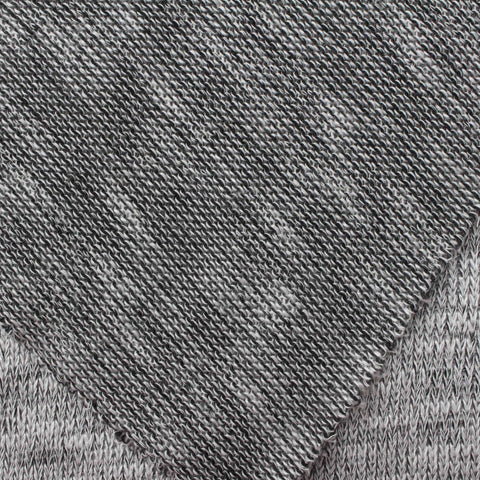 Black Marl Chunky Knit, Viscose-Poly, 140 gsm, 160 cm