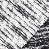 Black Stripes Chunky Knit, Poly-Cotton