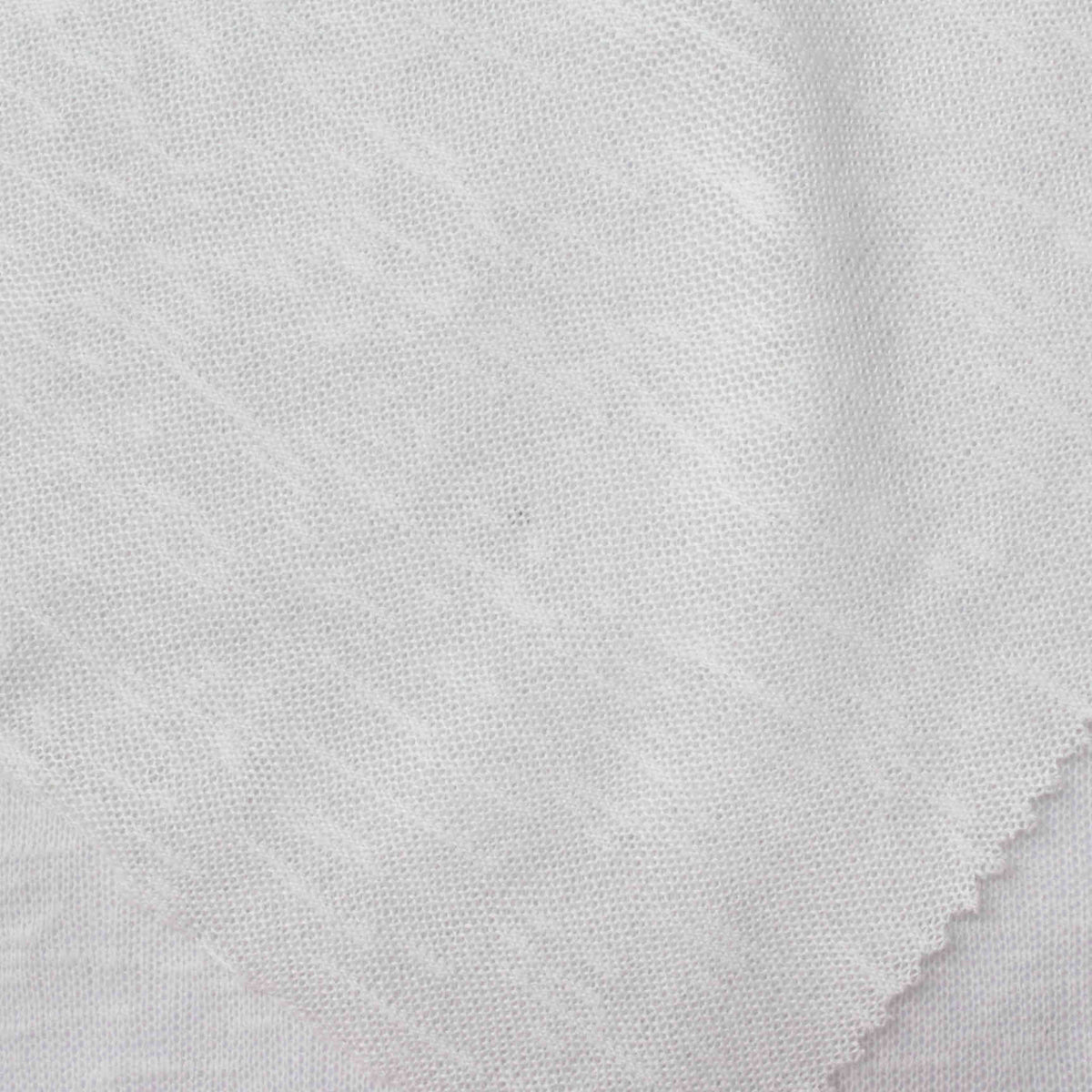 100% Polyester Chunky Knit Fabric, 125 gsm, 155 cm — White