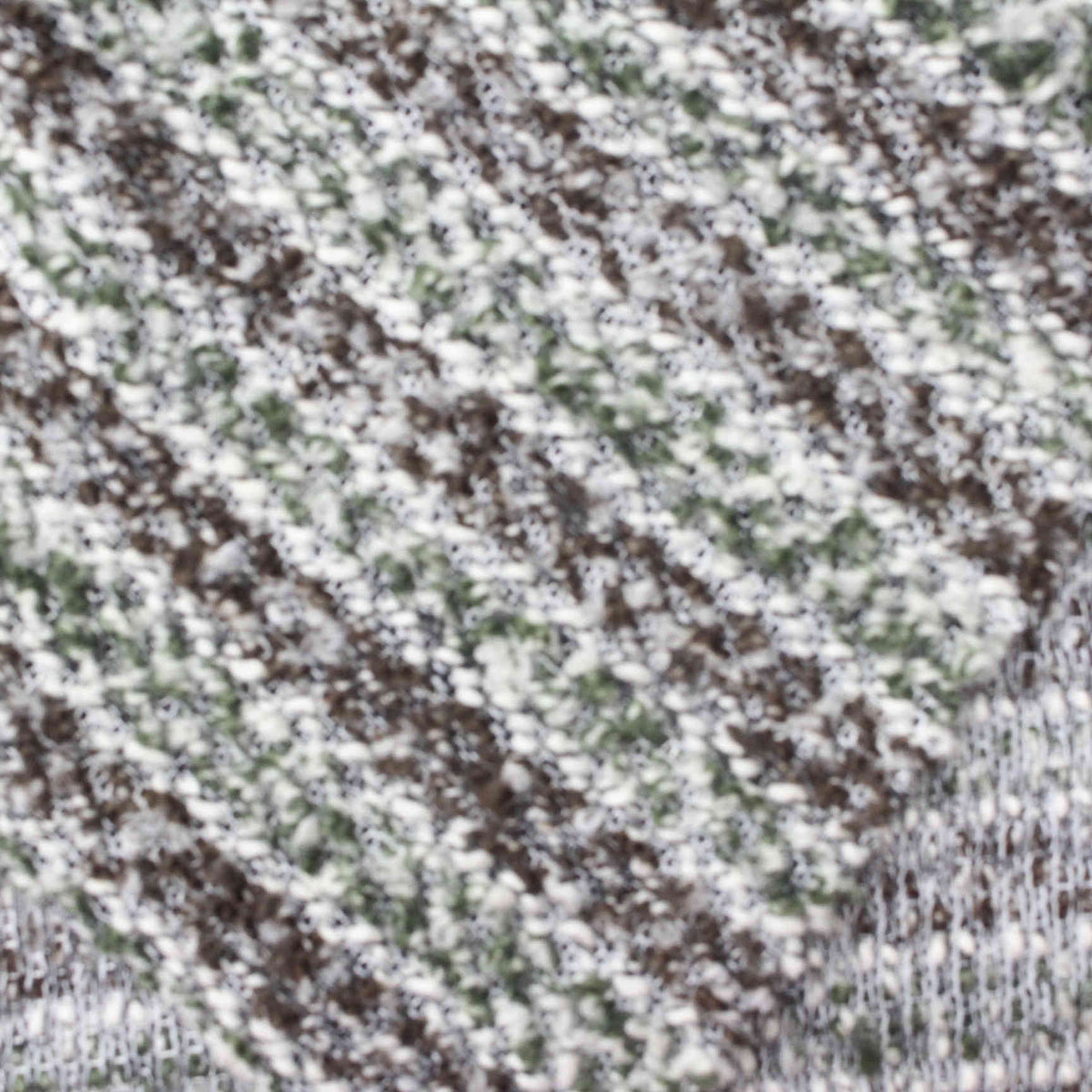 White Marl Chunky Knit, Poly-Cotton, 150 gsm