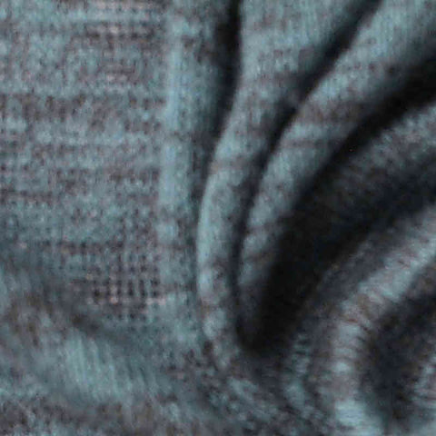 Teal Marl Chunky Knit, 153 gsm