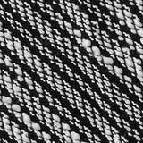 Black Textured-Stripe Chunky Knit, Polyester — texture