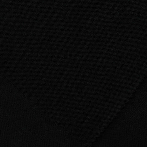 Viscose Polyester Stretch Jersey Knit Fabric, 180 gsm, 160 cm — Black, ref EF-224606