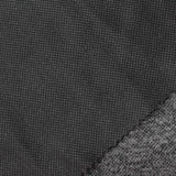 Dark Grey Geometric Chunky Knit, Poly-Viscose