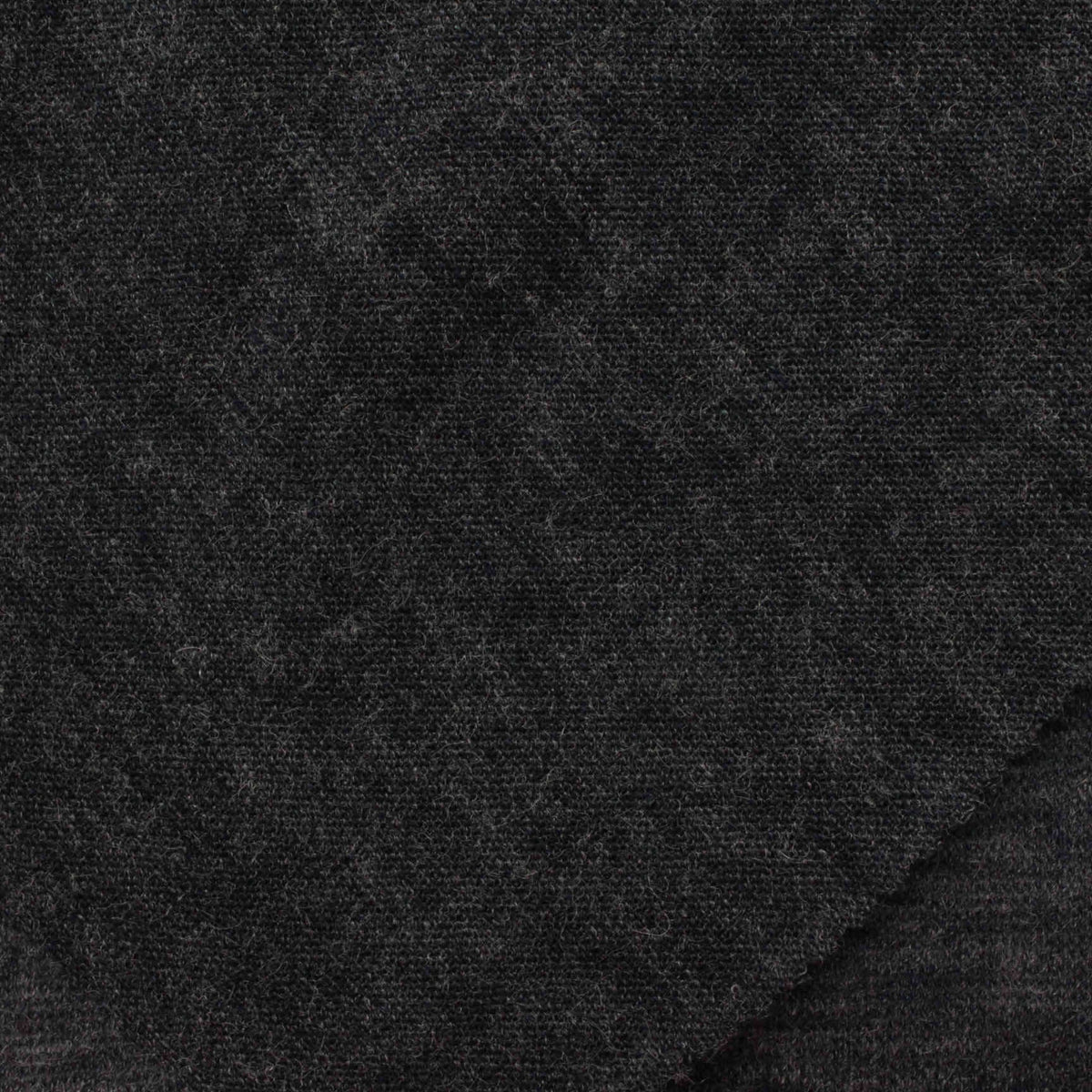 Dark Grey Marl Chunky Knit, Poly-Viscose, 114 gsm
