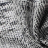 Black Marl Chunky Knit, Poly-Viscose — texture