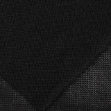 100% Polyester Chunky Knit Fabric, 171 gsm, 170 cm — Black