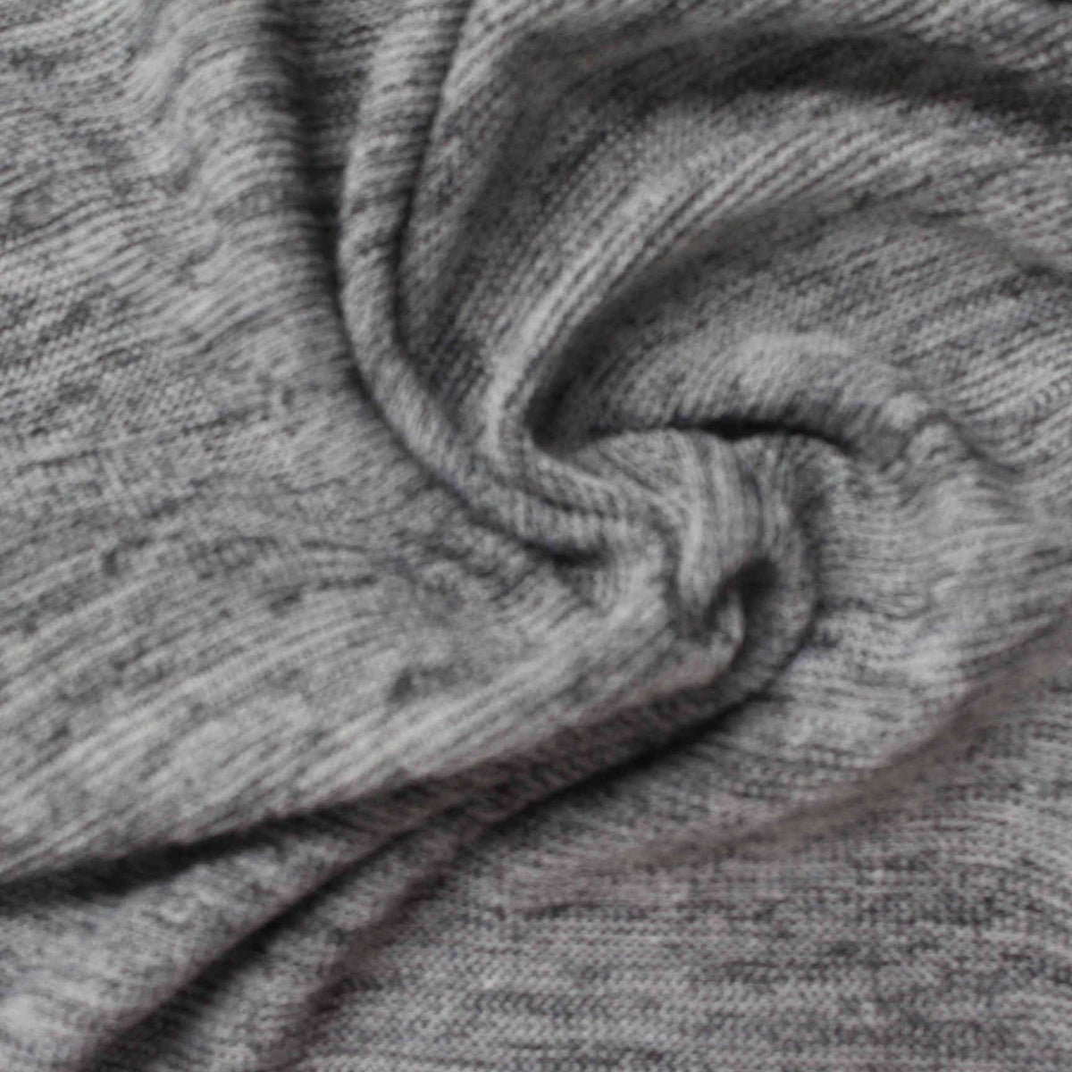 Grey Marl Chunky Knit, Polyester, 160 gsm