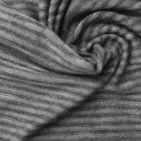 Light Grey Marl Chunky Knit, Viscose-Poly, 180 gsm, 165 cm