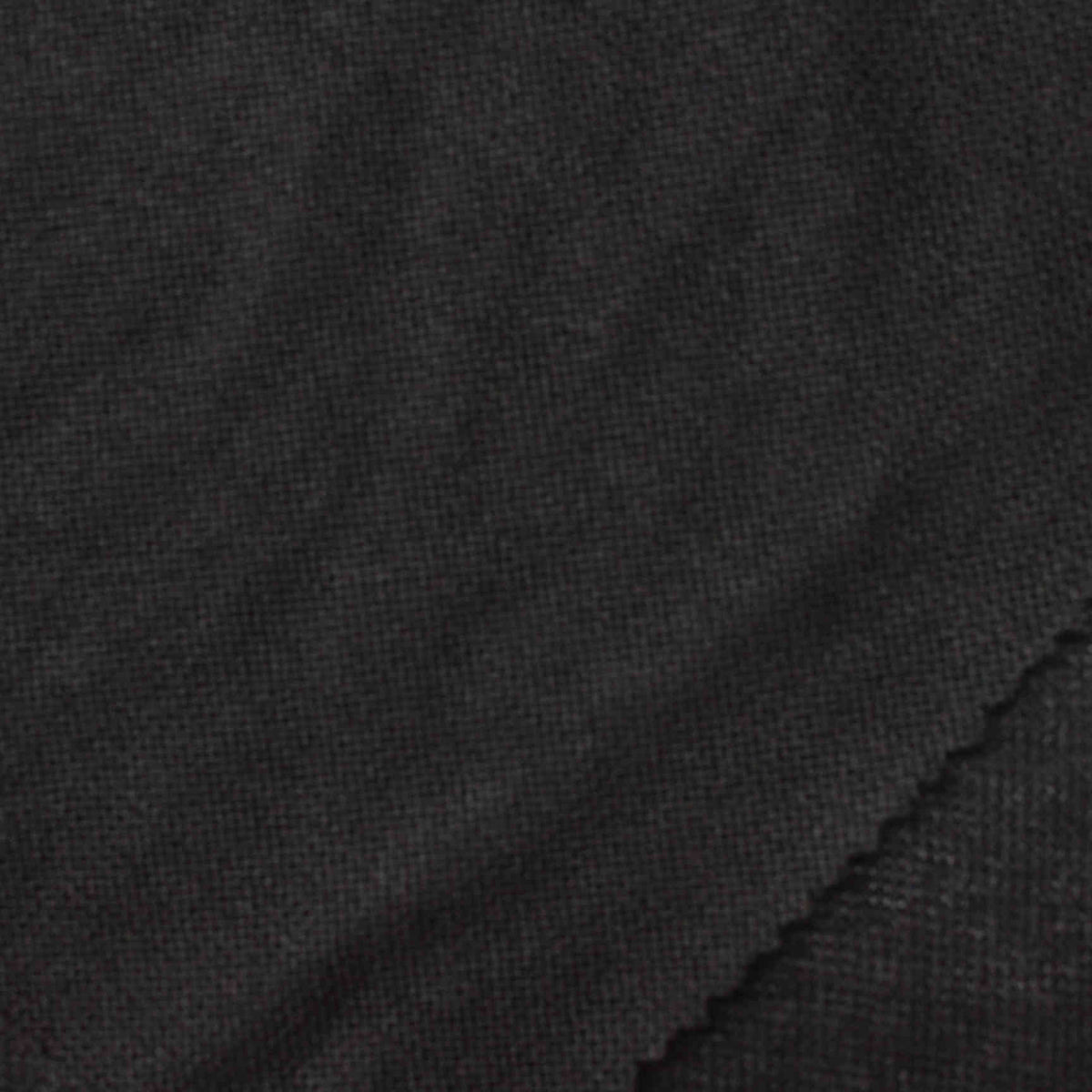 Polyester Stretch Chunky Knit Fabric, 193 gsm, 135 cm — Black