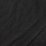 Polyester Stretch Chunky Knit Fabric, 193 gsm, 135 cm — Black
