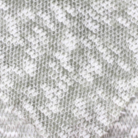 Jacquard Chunky Knit Fabric, 143 gsm, 195 cm — Grey