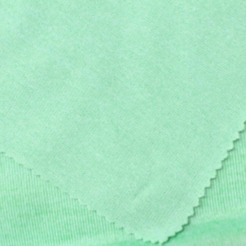 Polyester Stretch Chunky Knit Fabric, 222 gsm, 140 cm — Green