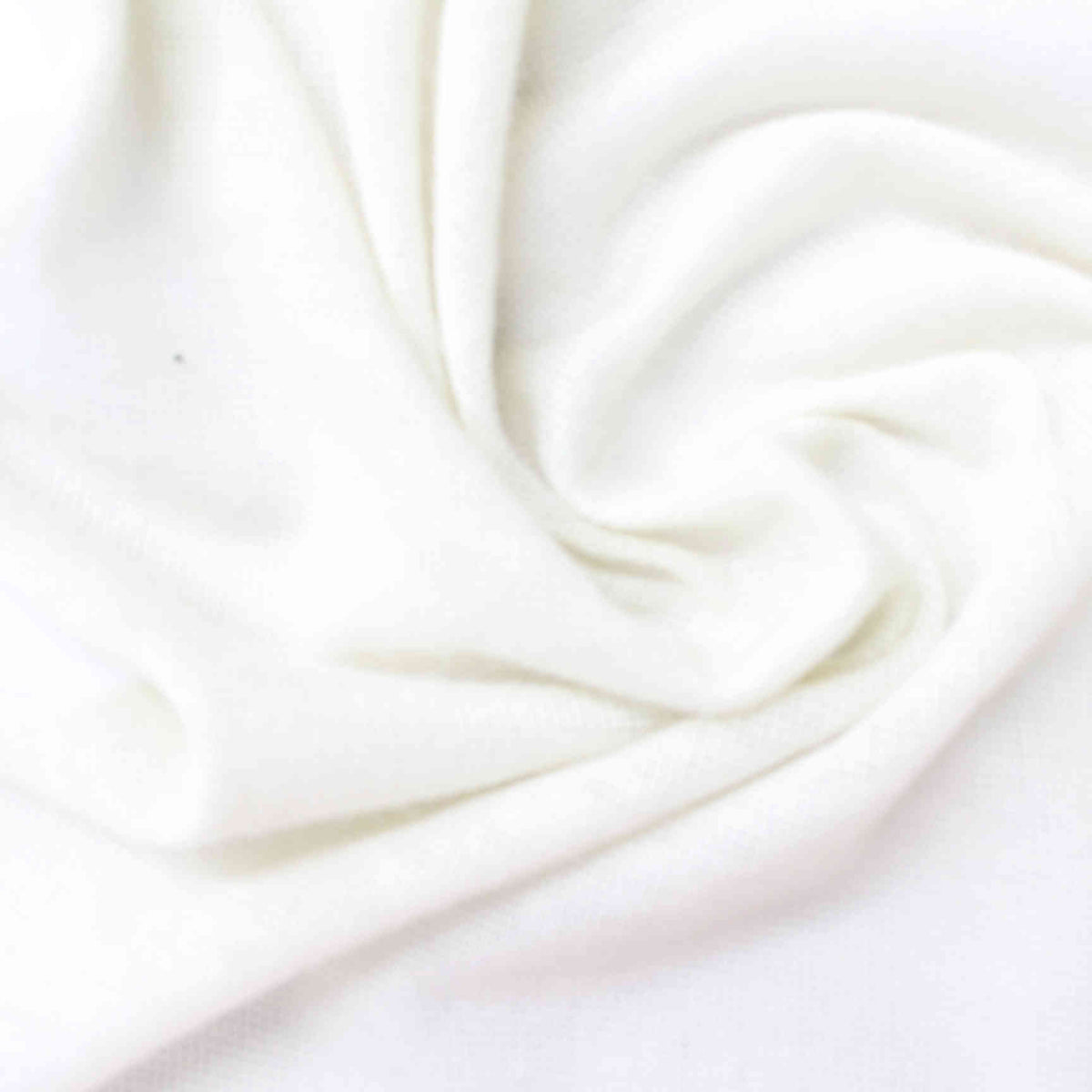 Chunky Knit Fabric, 117 gsm, 150 cm — White