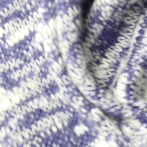 Purple Marl Chunky Knit, Viscose-Poly, 201 gsm