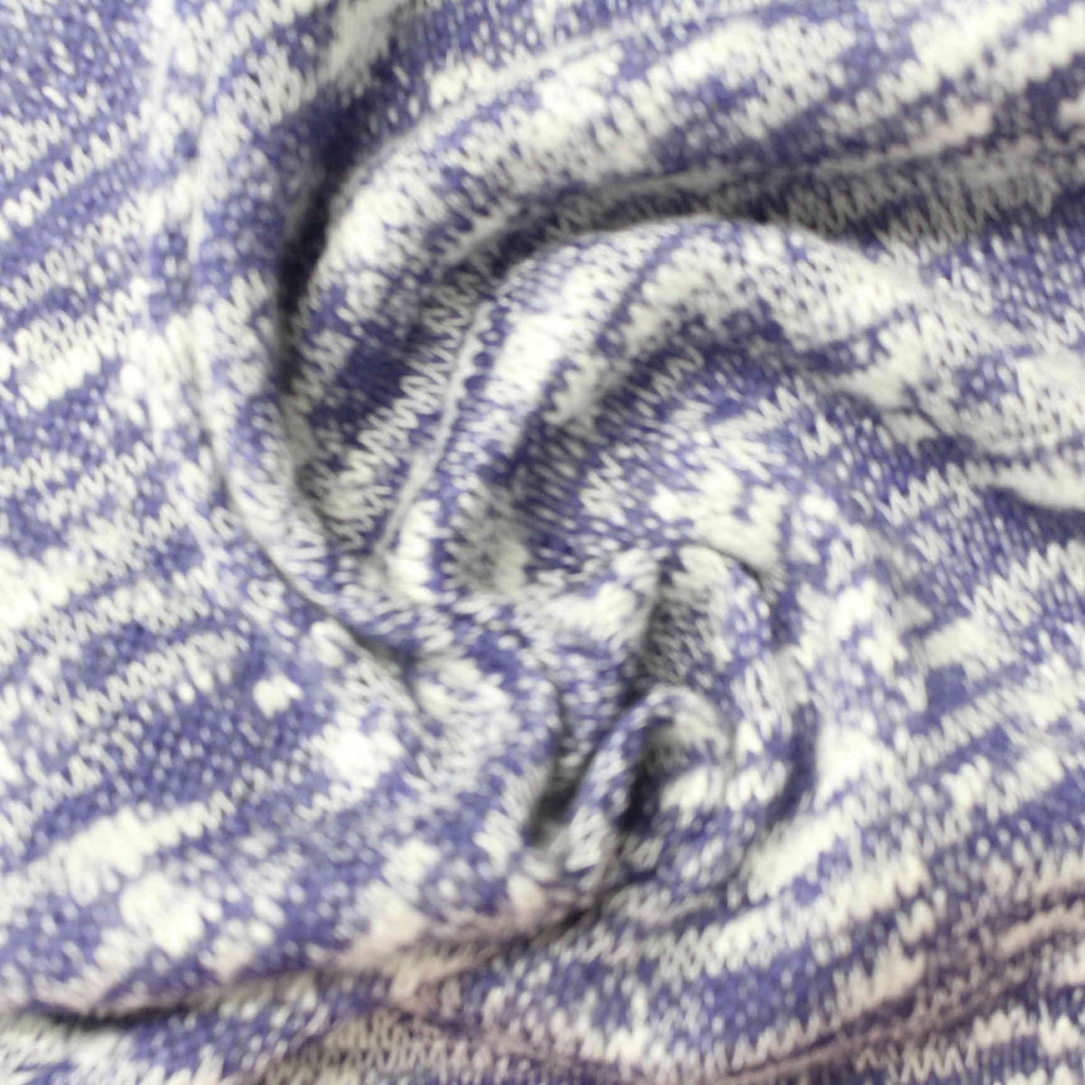 Purple Marl Chunky Knit, Viscose-Poly, 201 gsm