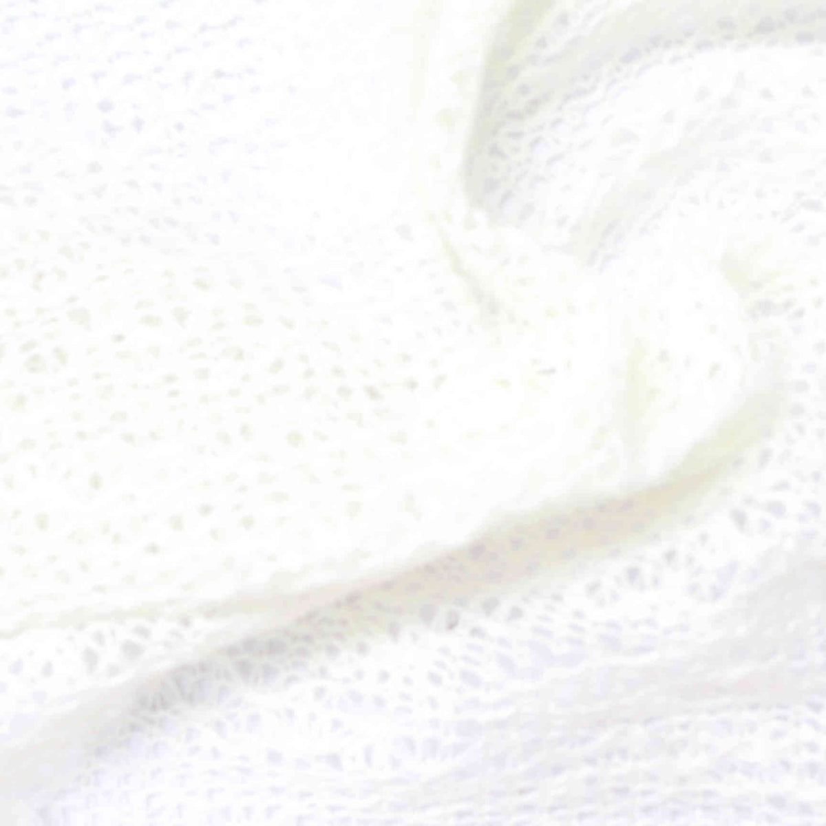 White Openwork Chunky Knit